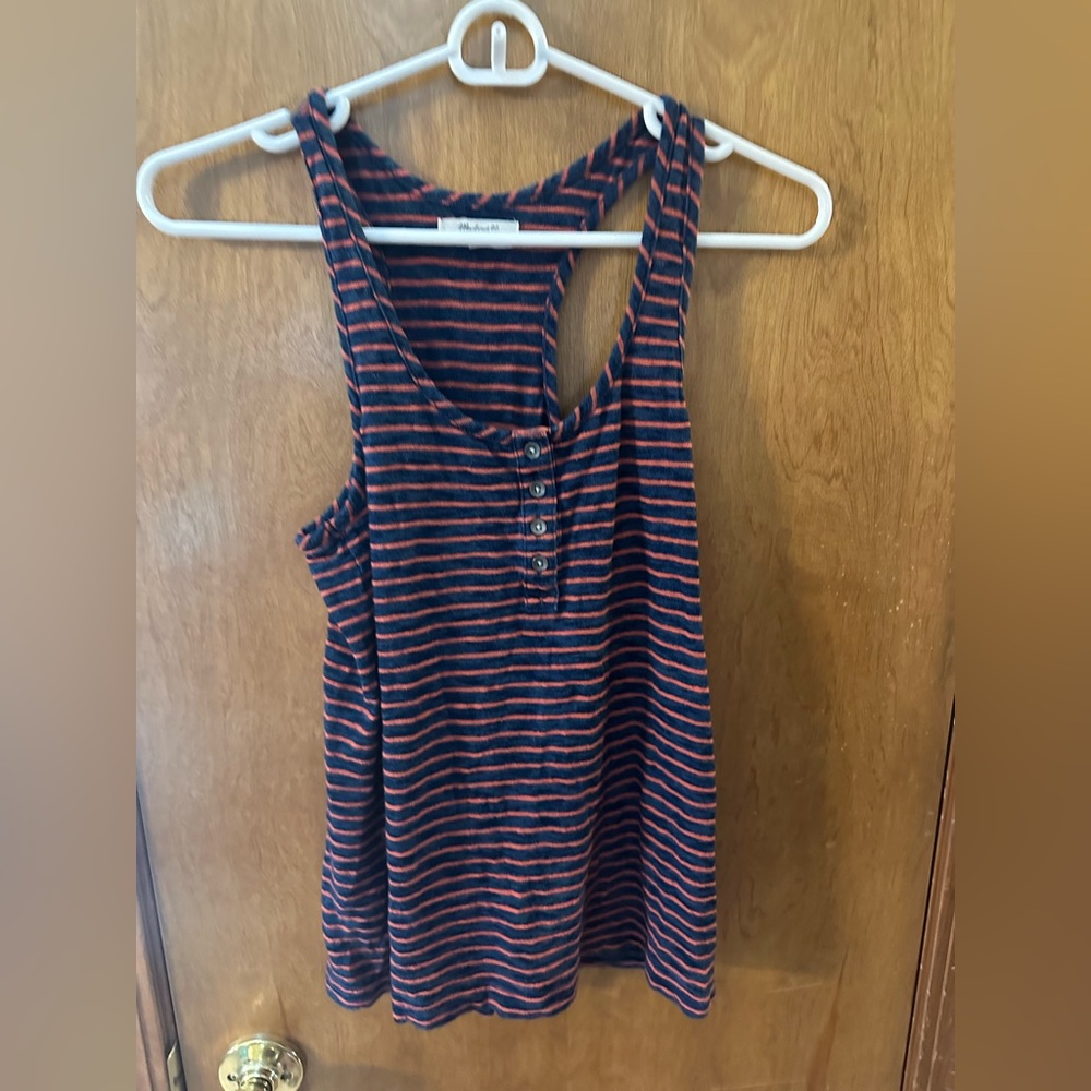 Madewell 1937 Tank with buttons XS